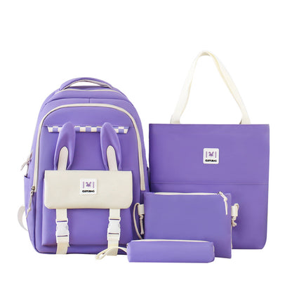 4-piece school bag, backpack