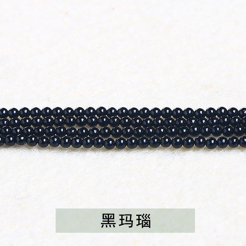 Very fine beads all kinds of crystal agate 2mm-3mm round beads