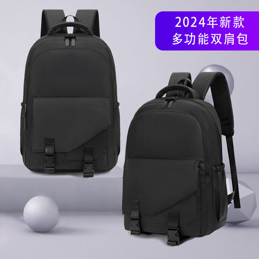 Black Multifunctional Backpack