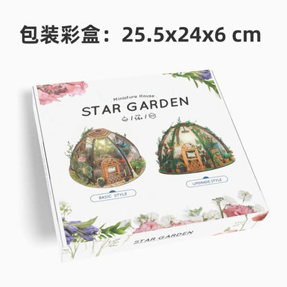 DIY Starry Flower House Model Toy