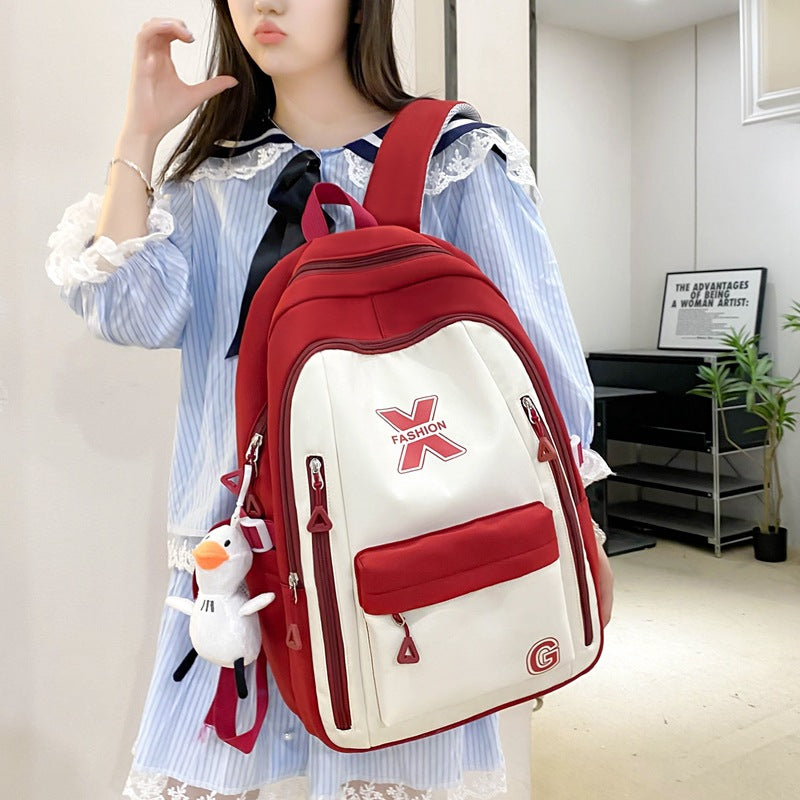 Versatile large capacity student backpack