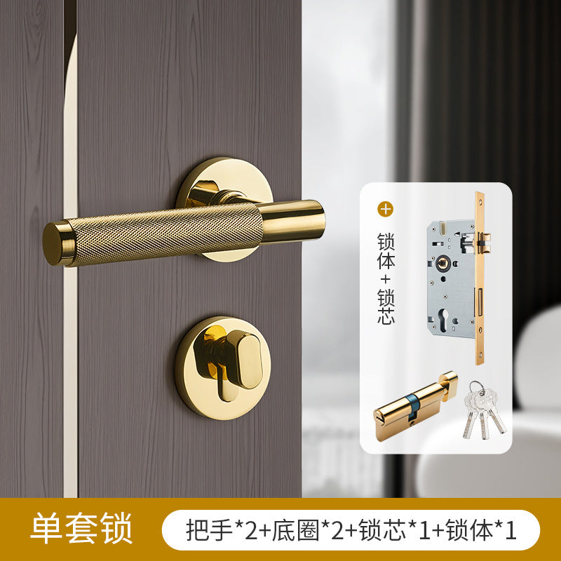 Magnetic silent door handle lock