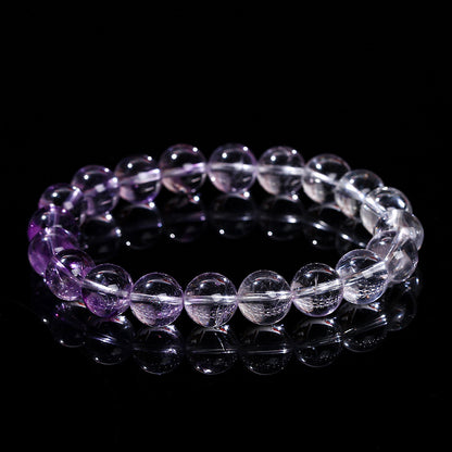 7A natural gradual change purple super seven crystal bracelet