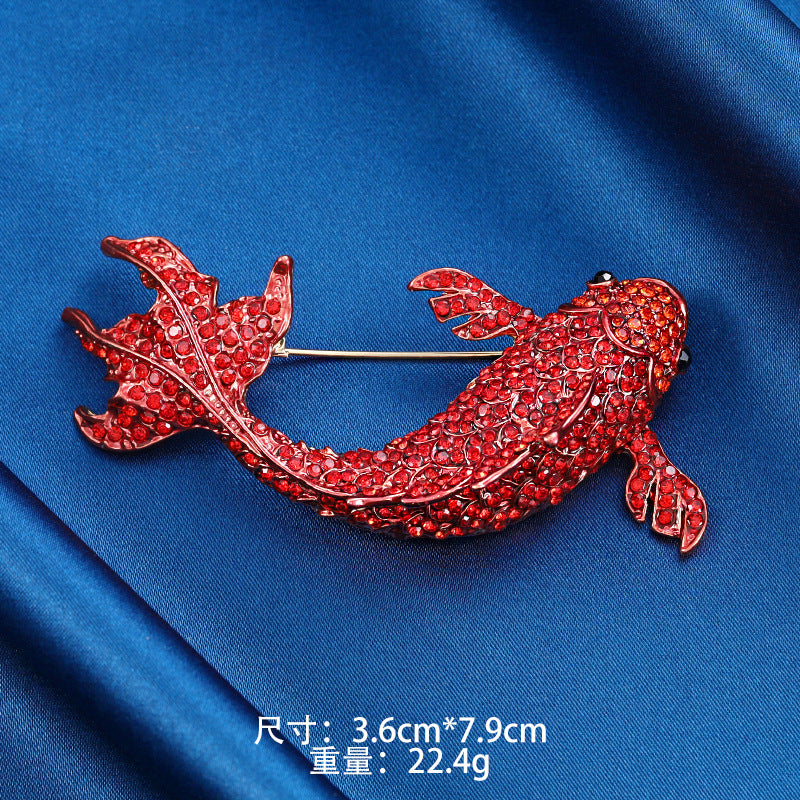 Lucky Koi Brooch