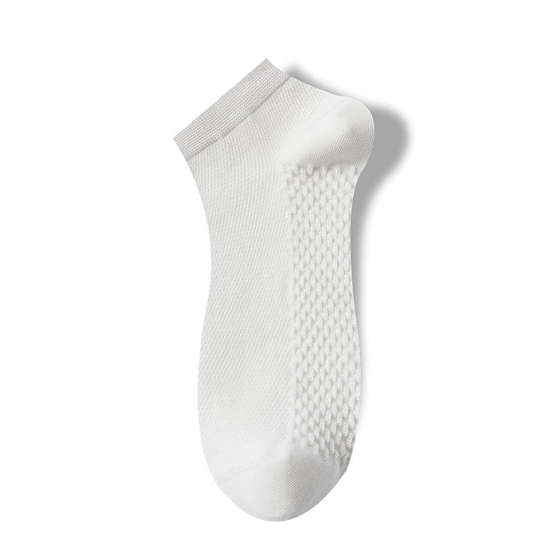 Summer Cotton Mesh Anti-Odor Men's Socks