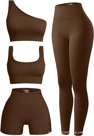 Yoga clothes women's short-sleeved four-piece set