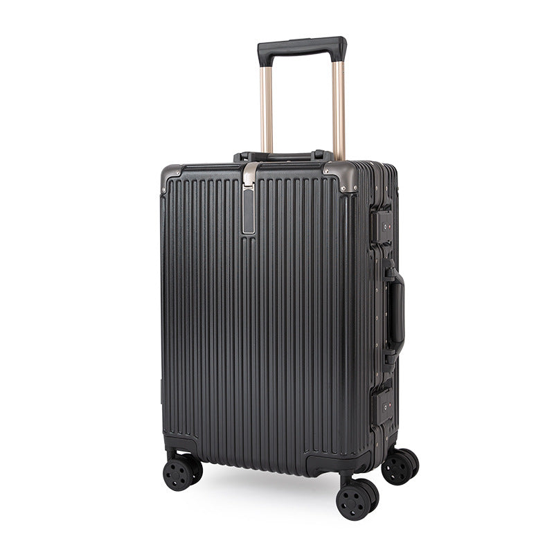 Aluminum frame suitcase is wear-resistant and anti-drop.