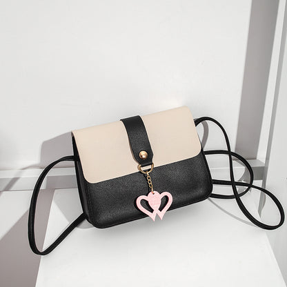 Heart Charm Crossbody Bag