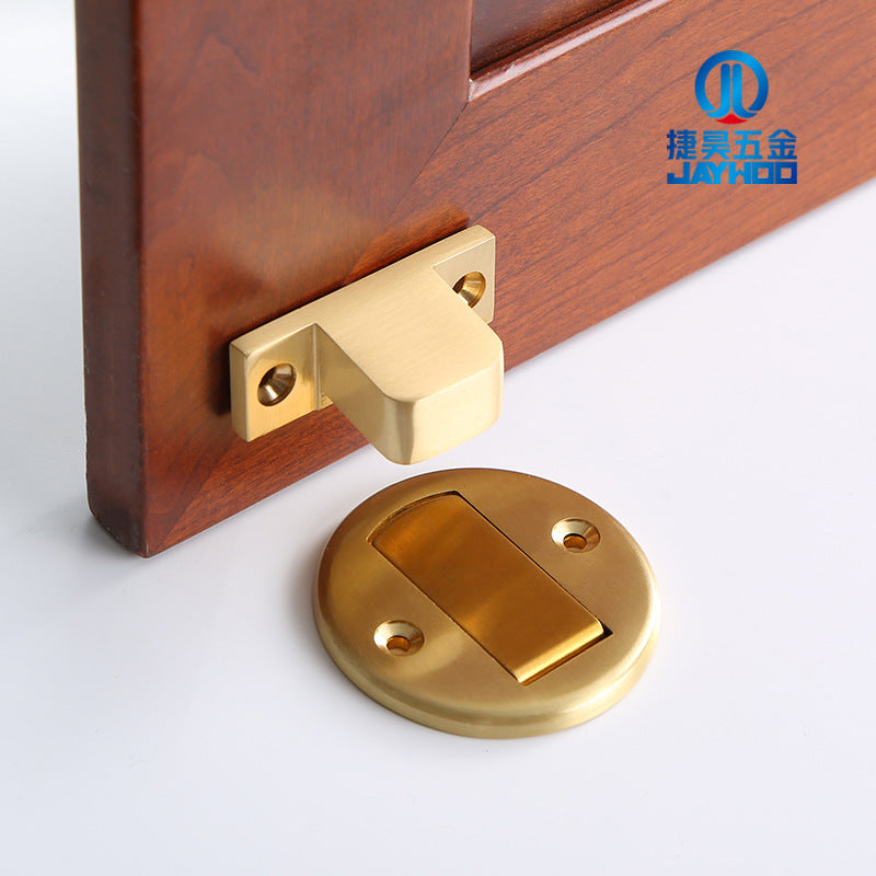 All copper door top punched door suction door touch