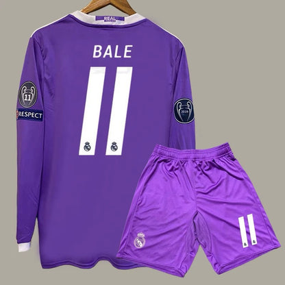 16-17 Real Purple Away Ronaldo Benzema Ramos Retro Jersey