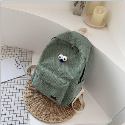 Corduroy backpack