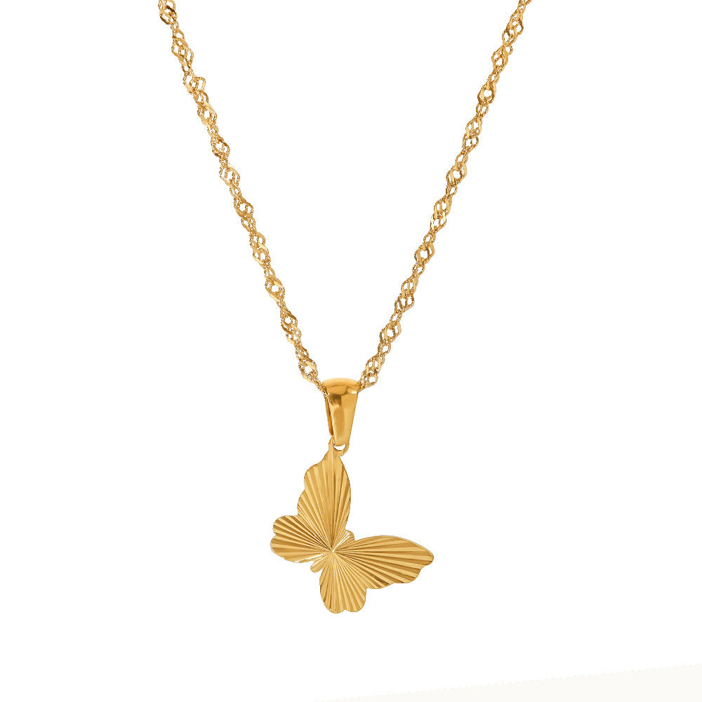 Butterfly Pendant Necklace