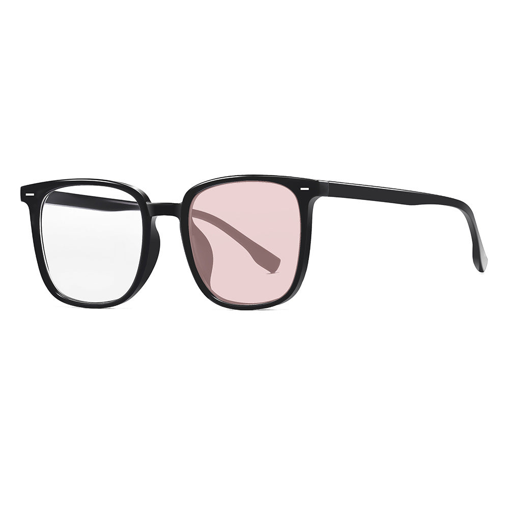 Smart Photochromic Blue Light Blocking Black Frame Glasses