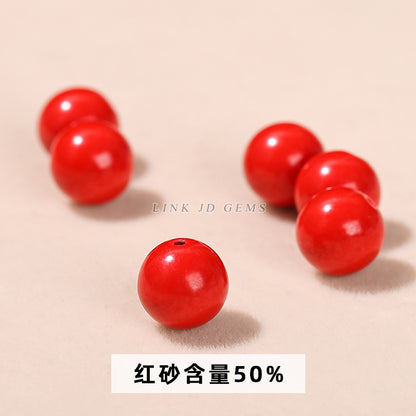 Emperor cinnabar loose beads