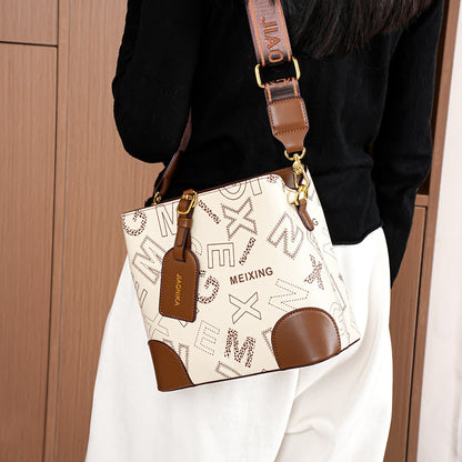 Vintage fashion handbag printed bag