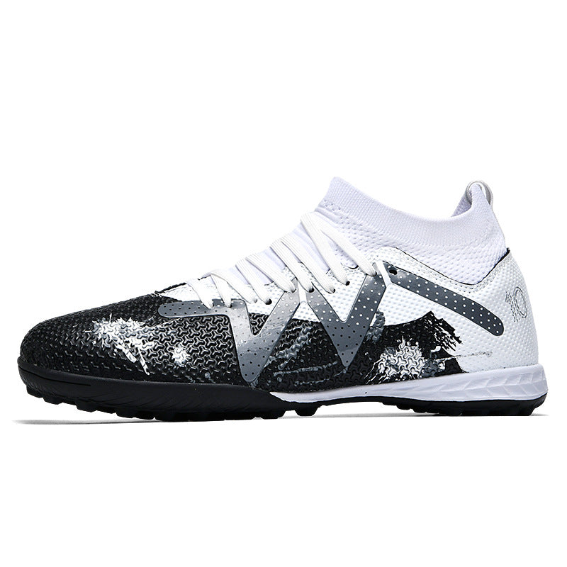 Soccer Shoes Men TF Sole AG Long/Short Studs High-top