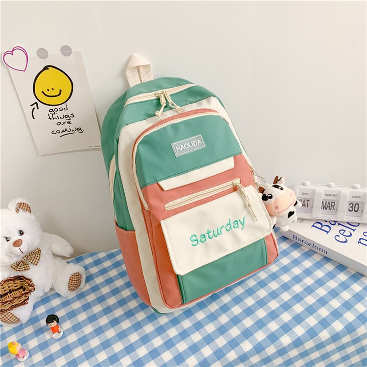 Cute backpack large capacity schoolbag