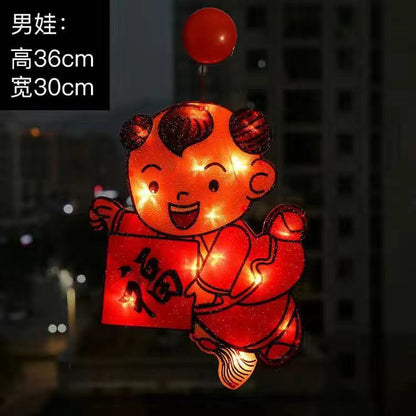 New Year suction cup lamp hanging lamp holiday lantern