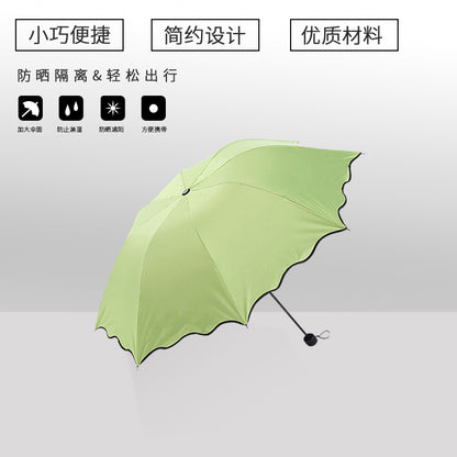 Macaron High-Value Umbrella Black Coated Gift Umbrella