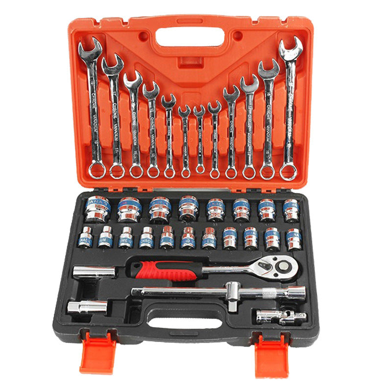 Supply sleeve 37-piece auto repair machine repair tool set