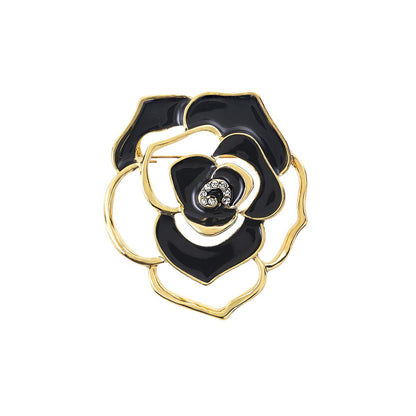 Camellia pin clothing accessories