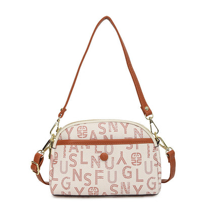 Printed letter light luxury handbag