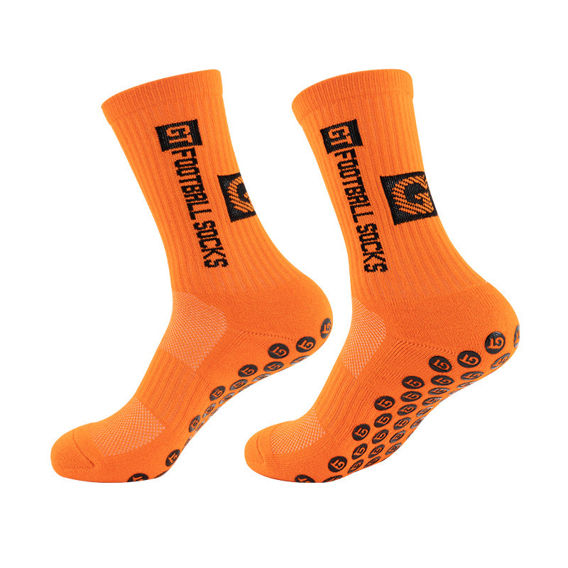 Anti-Slip Mid-Calf Football Socks Kids Adults