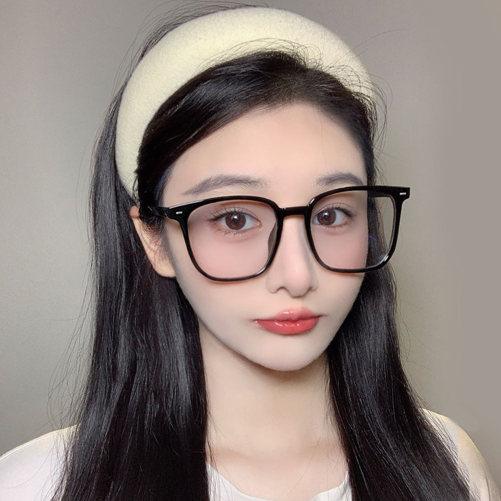 Retro Black TR90 Gradient Prescription Glasses