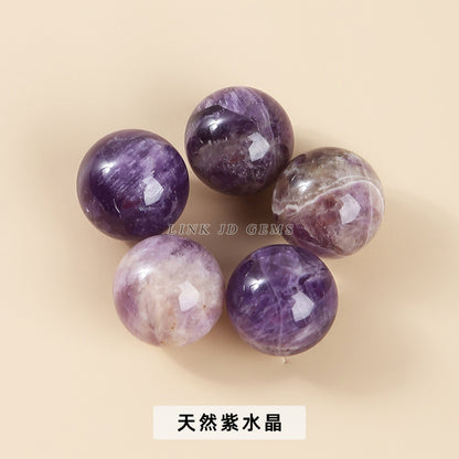 16Mm natural powder crystal ball non-porous beads round beads