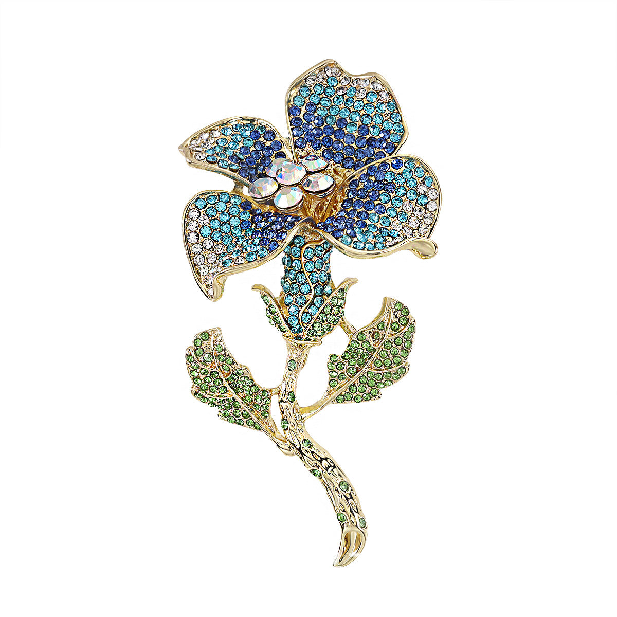 Retro flower brooch temperament