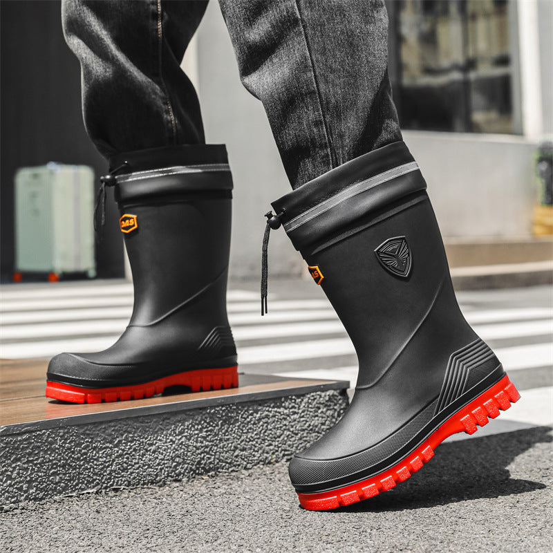 Rubber shoes outdoor fishing waterproof rain boots