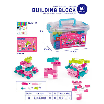 Children's DIY Large Brick Building Toy, Enhances Hand-Eye Coordination