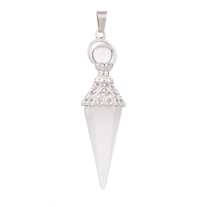 Crystal Cone Pendulum Pendant