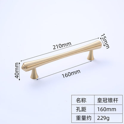 Drawer handle Brass long handle