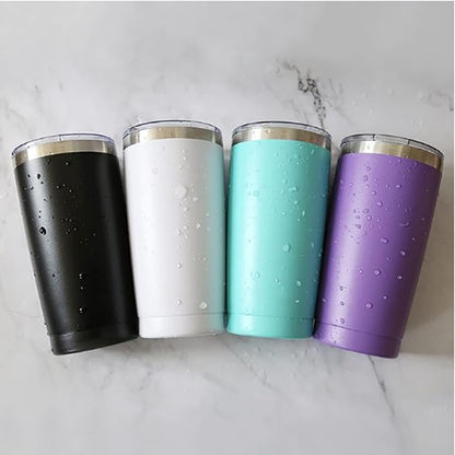 Double-layer stainless steel thermal insulation straw cup