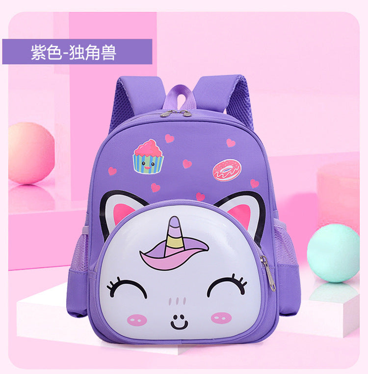 Boys and girls children's cartoon schoolbag