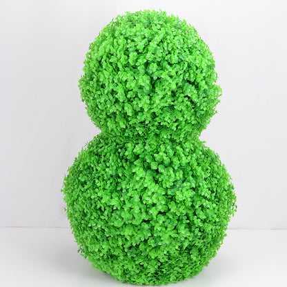 Simulation eucalyptus plant ball green plant ball