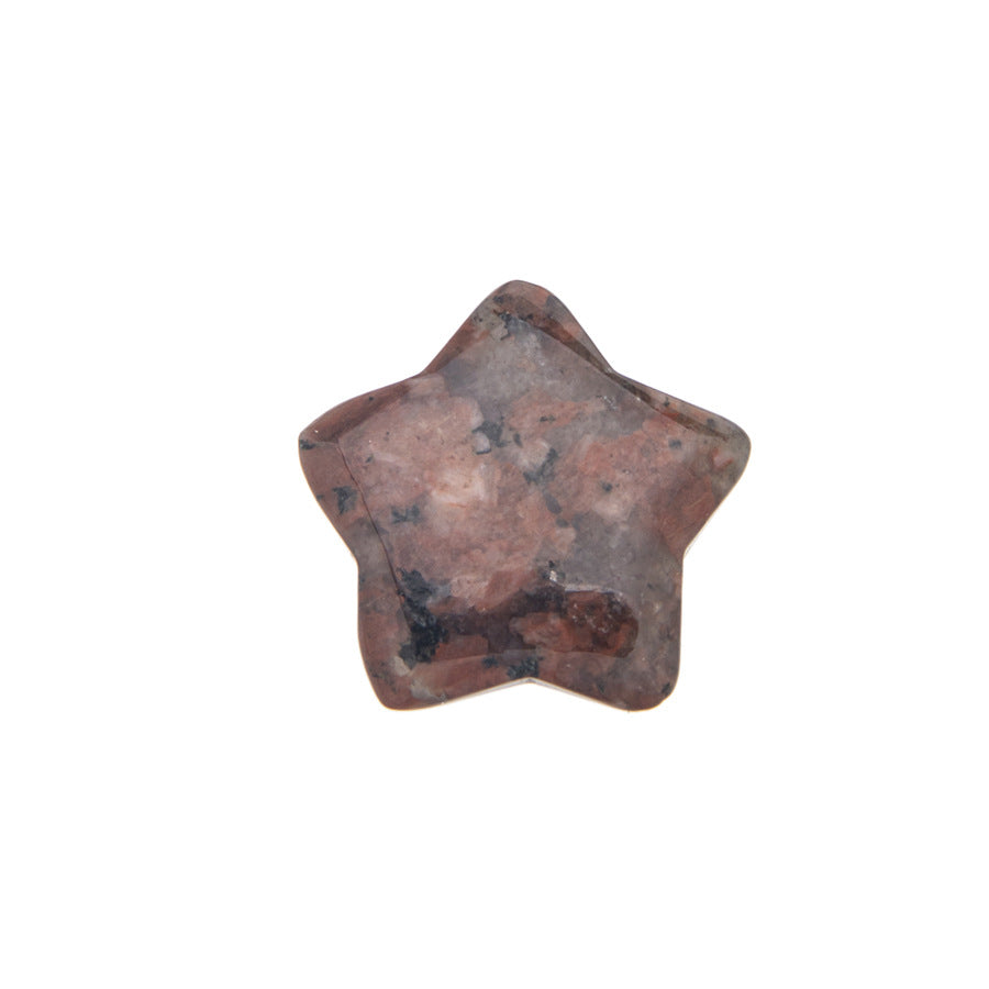 20MM natural stone crystal star ornaments