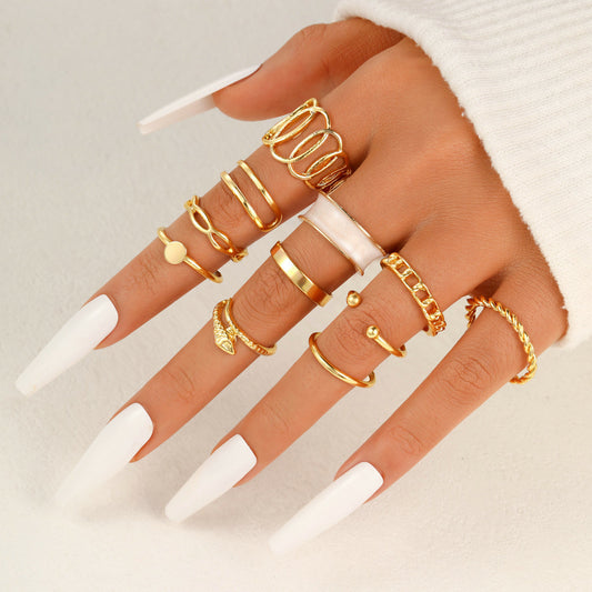 Snake Ring Set 11 Pieces