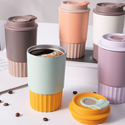 Large capacity portable coffee cup