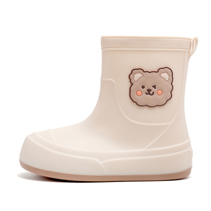 Rain boots transparent bear explosion