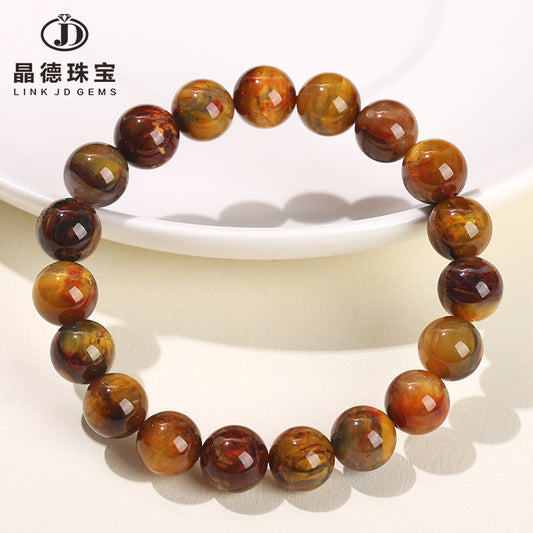 7A Natural Yellow Peterstone Bracelet