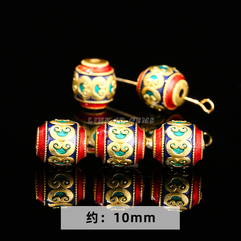 Ancient sand gold accessories loose beads