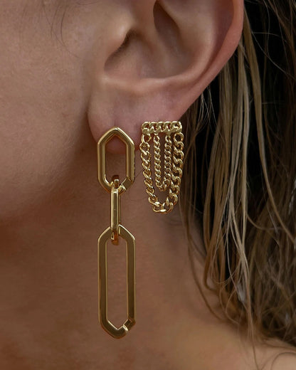 Chain earrings