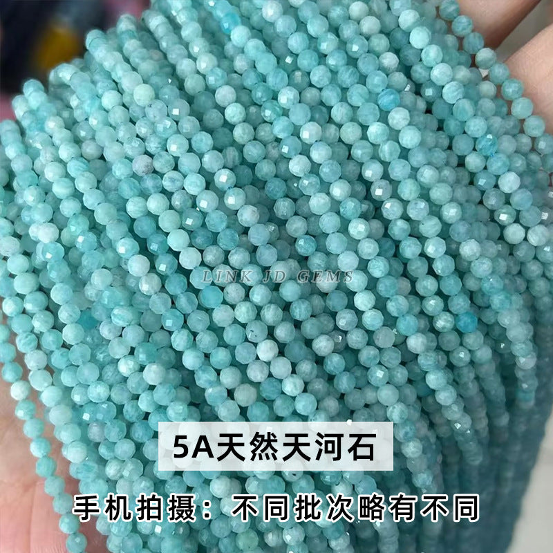 3Mm faceted small beads round beads cut loose beads