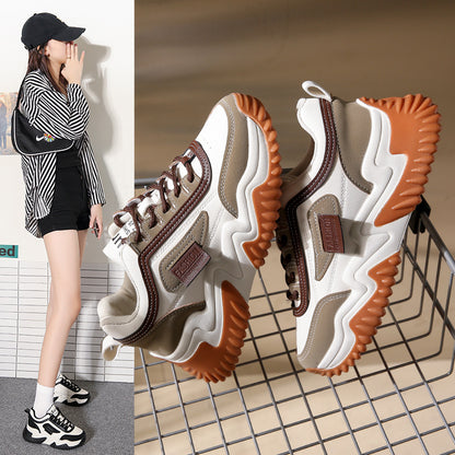 Casual women's lace-up sneakers