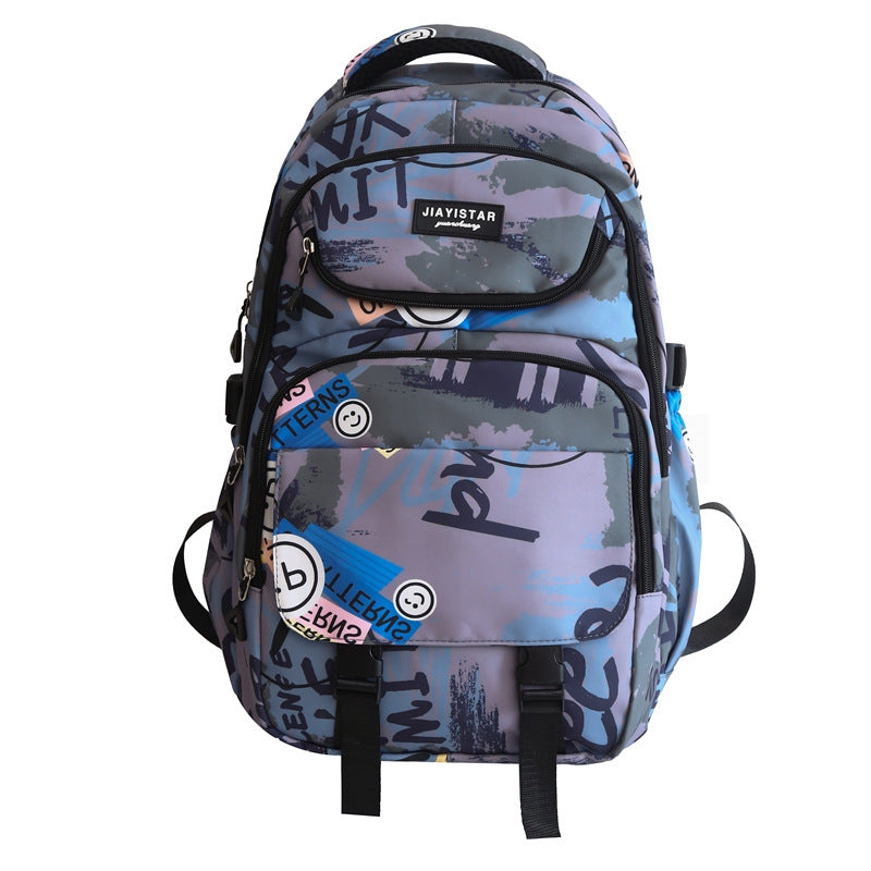 Trend backpack schoolbag foreign trade