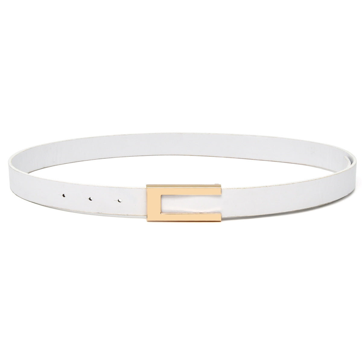 Trendy women's thin belt