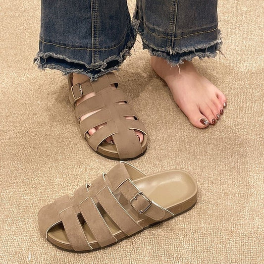 Fashion Casual Half Slippers Women