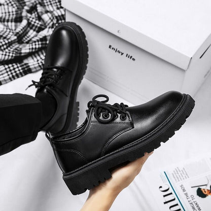 Waterproof Black Business Work Shoes